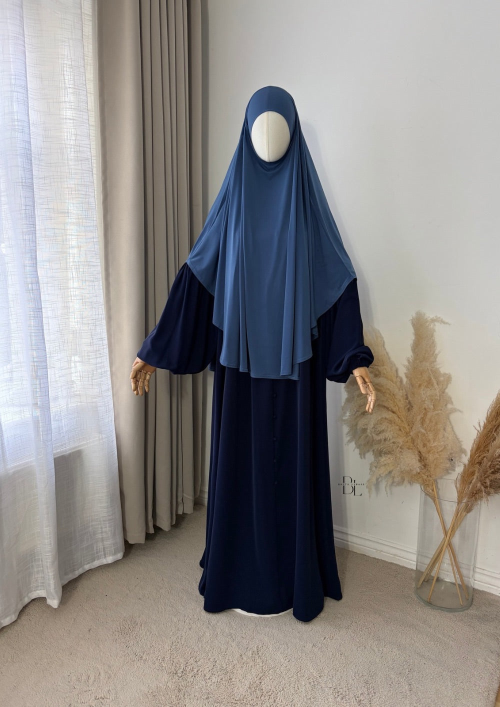 Premium Jersey Khimar Rounded