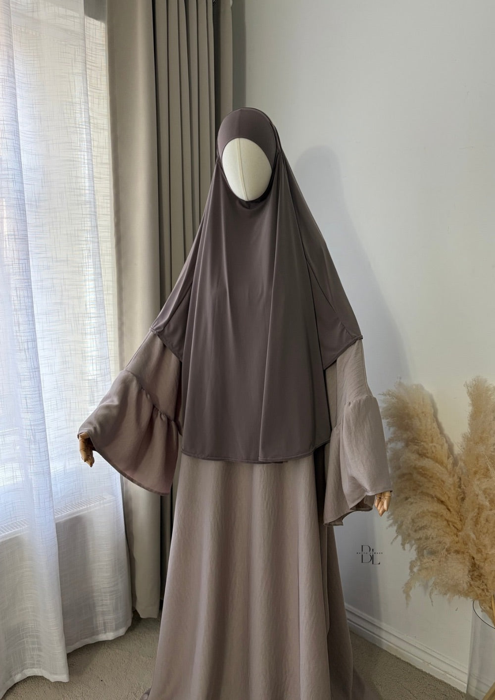Premium Jersey Khimar Rounded