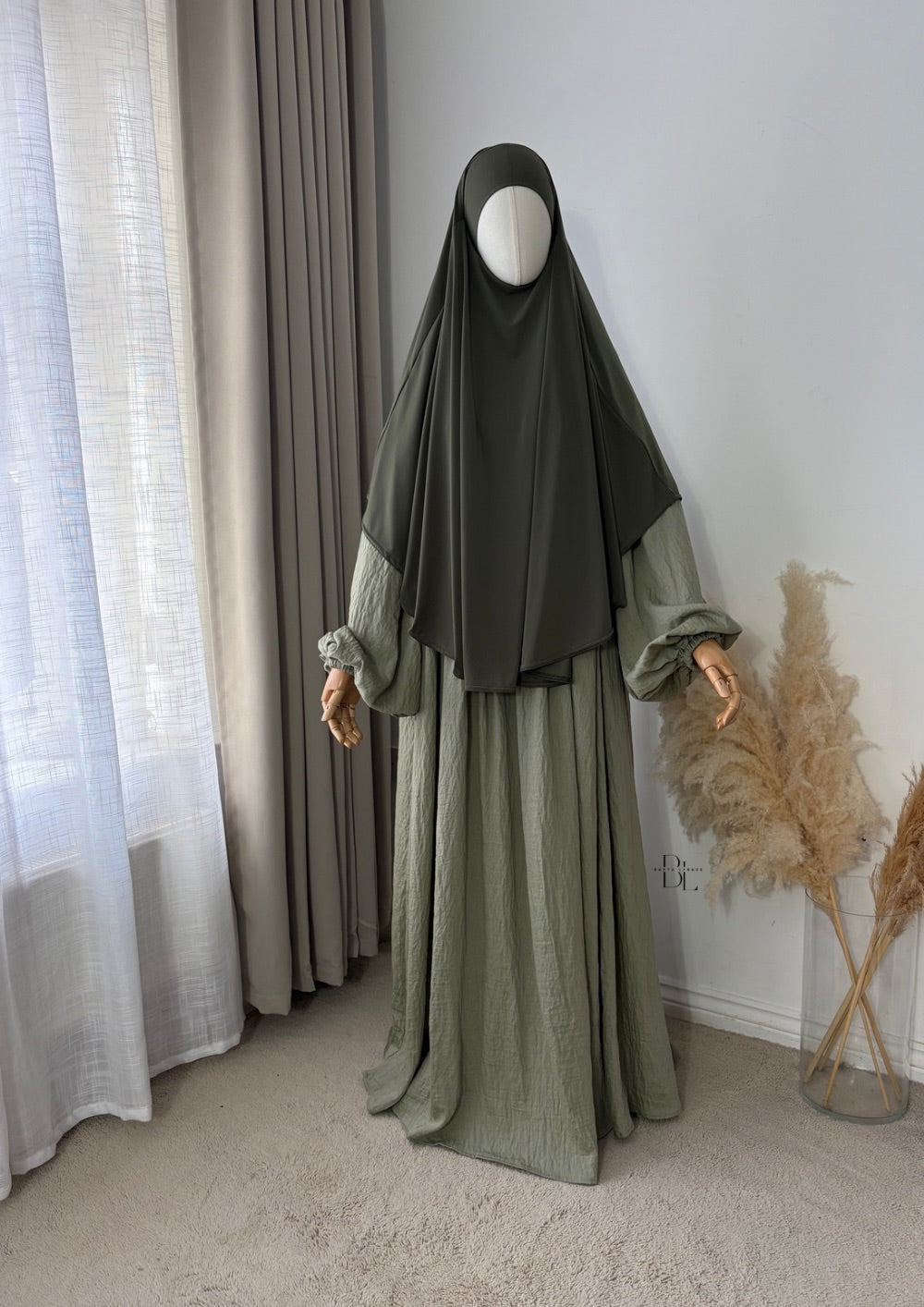 Premium Jersey Khimar Rounded