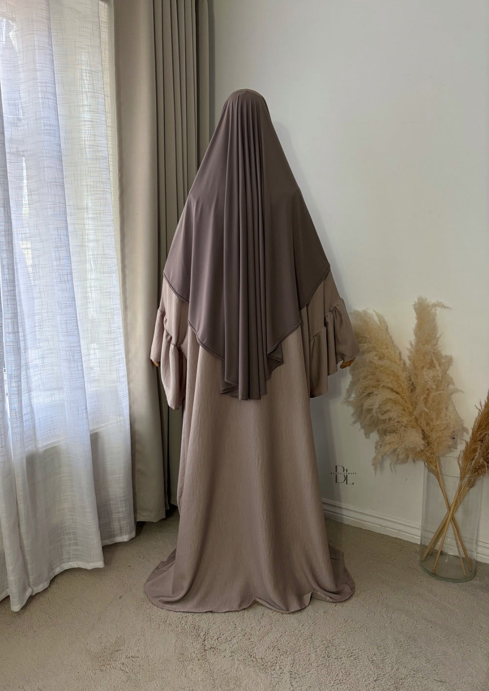 Premium Jersey Khimar Rounded