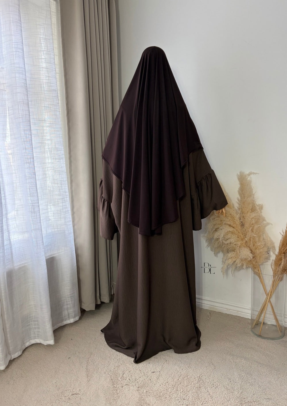 Premium Jersey Khimar Rounded