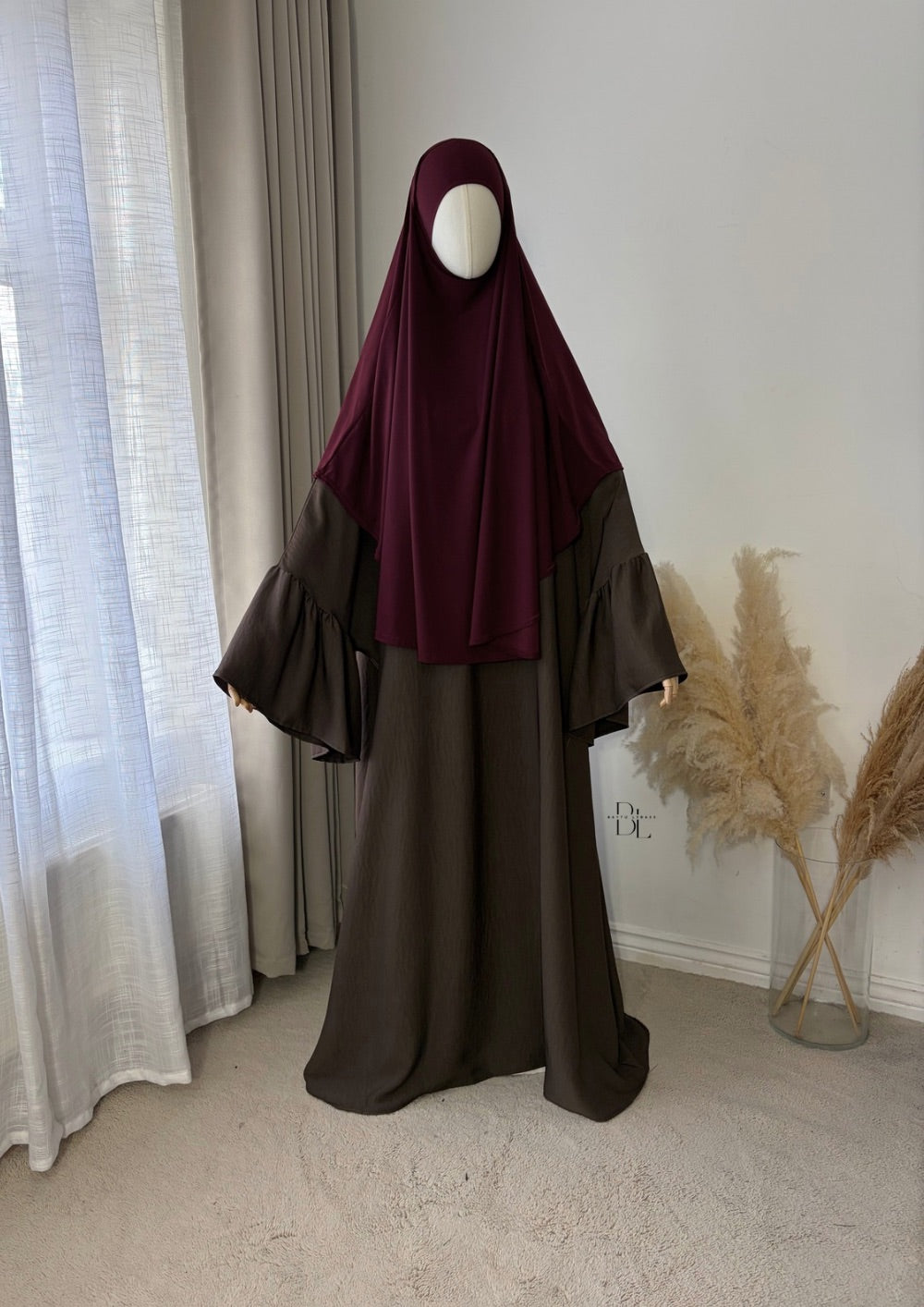 Premium Jersey Khimar Rounded