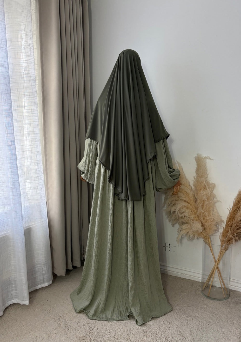 Premium Jersey Khimar Rounded