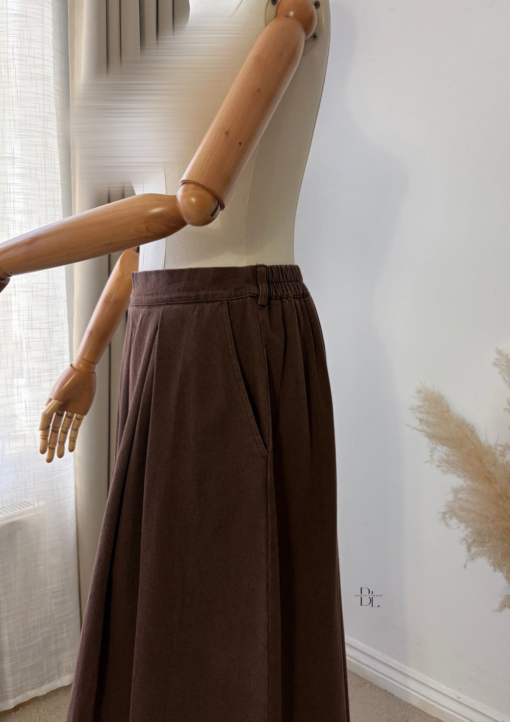 Lightweight Denim Skirt - 100% Cotton