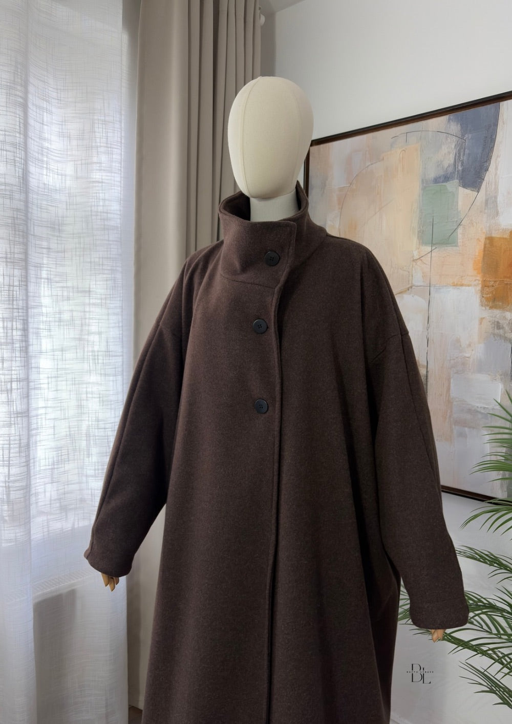 Premium Oversized Abaya Coat – Longline Modest Winter Coat