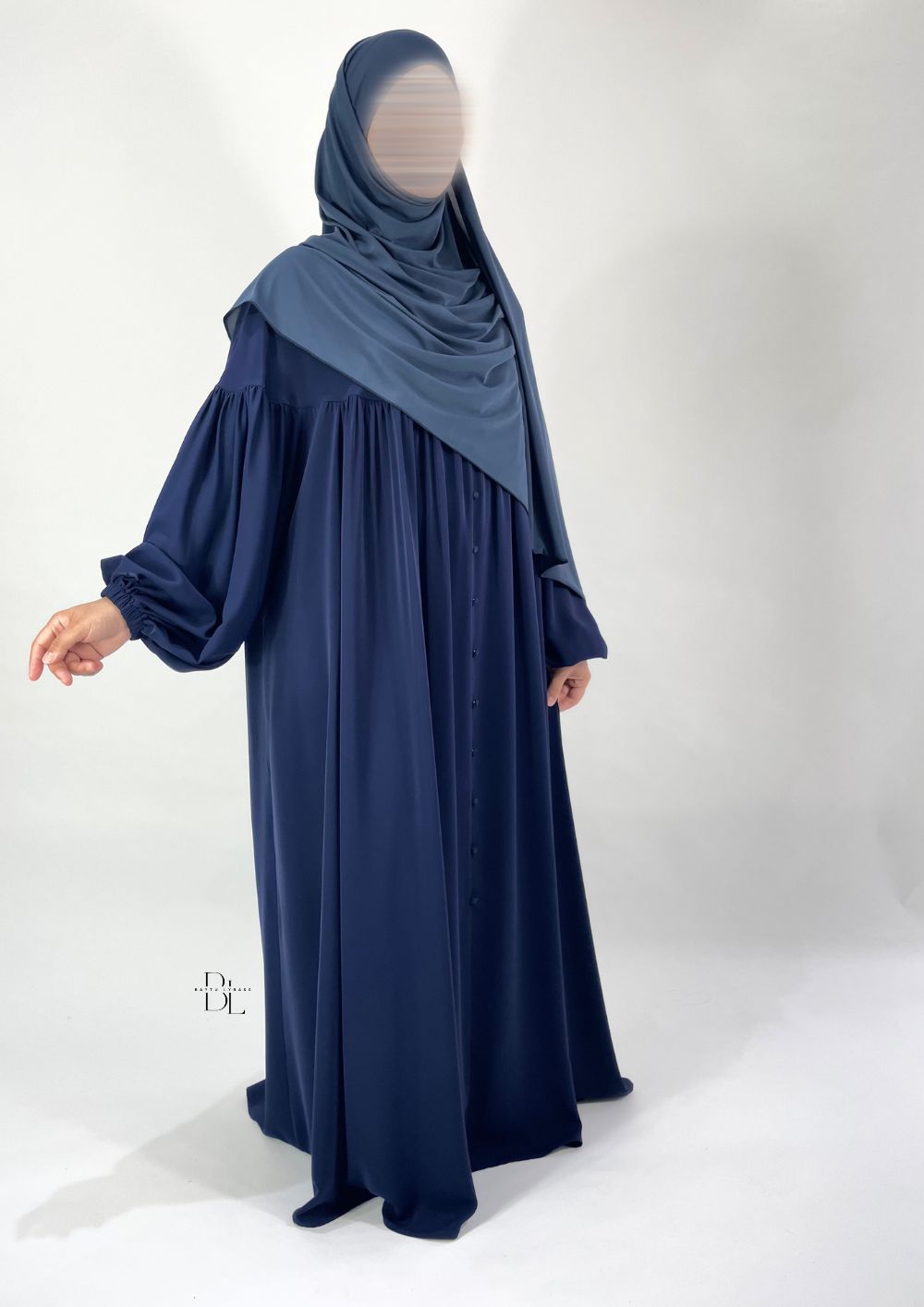 abaya-mila-medina silk-navy-instant-jersey-hijab-blue-baytu-lybass