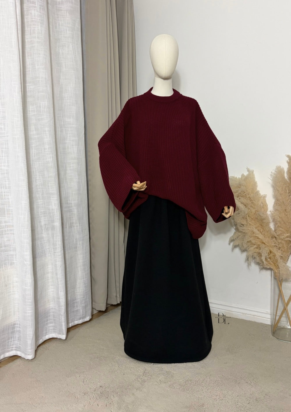 oversized-knit-jumper-burgundy-baytu-lybass