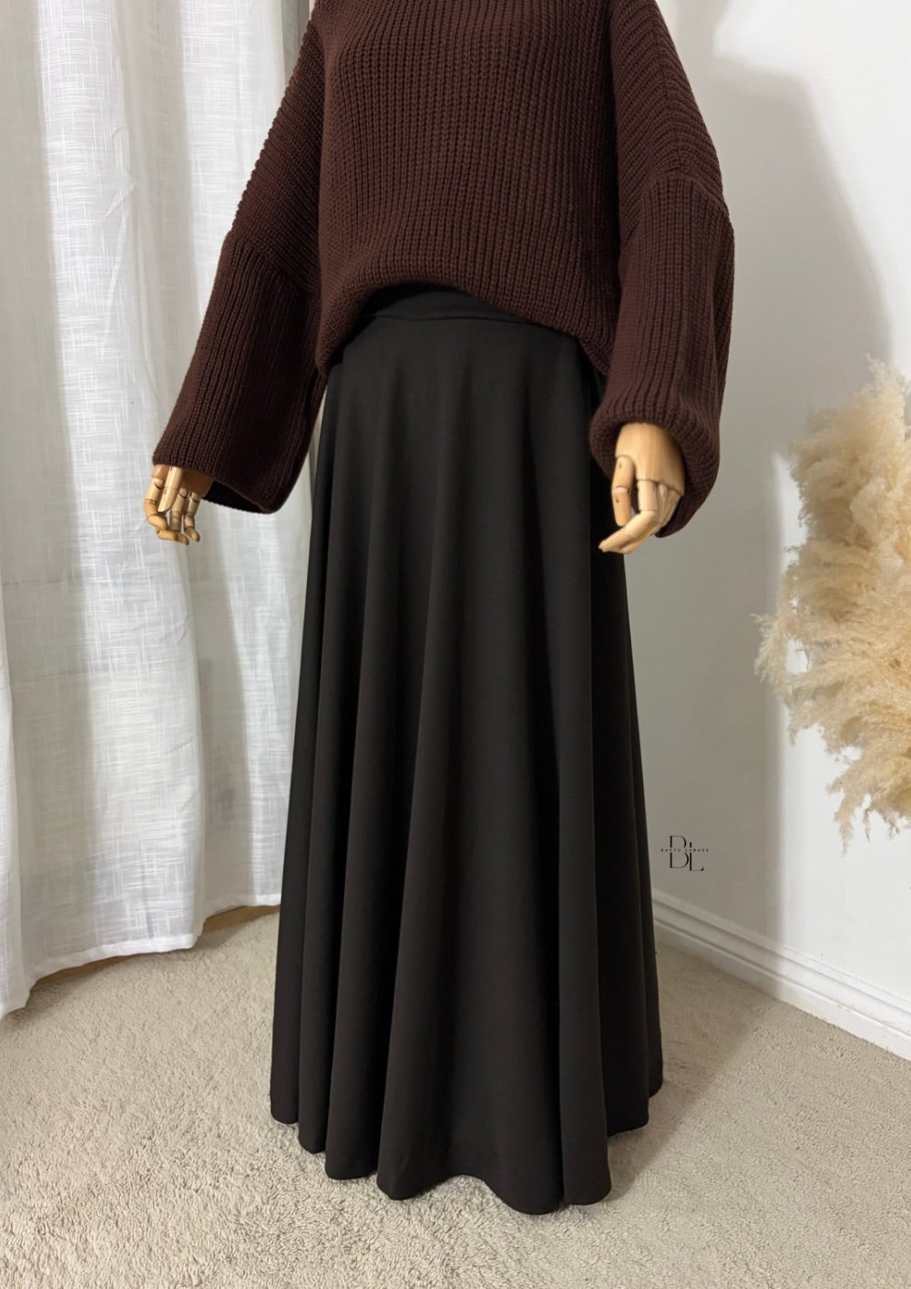 flared-skirt-dark-brown-baytu-lybass-2