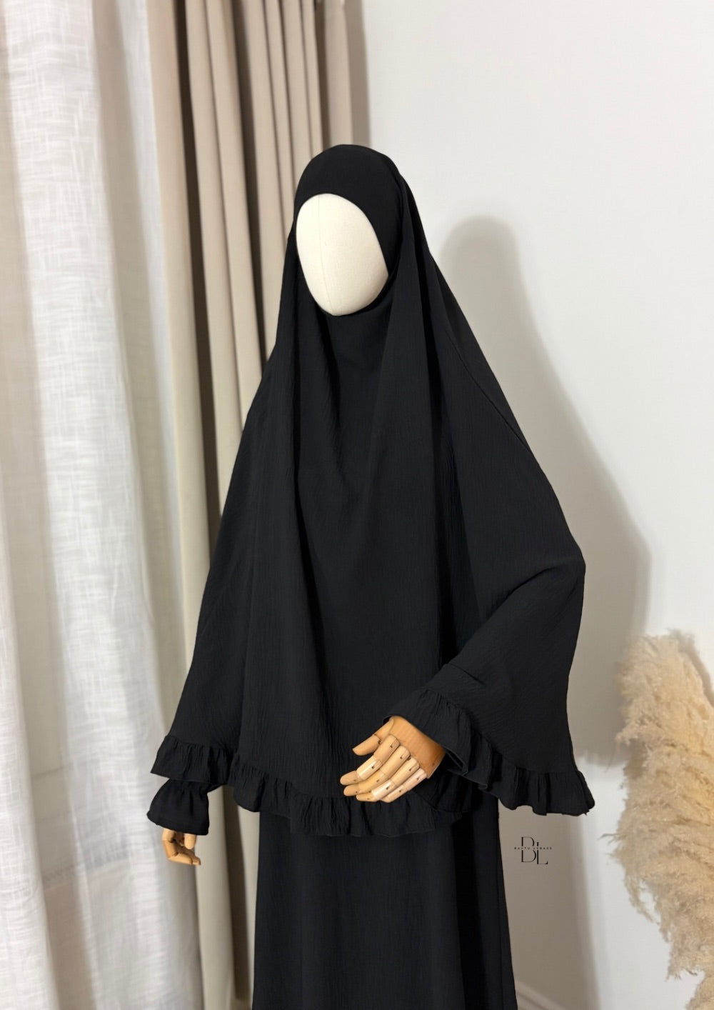 lana-prayer-set-abaya-khimar-for-wormen-black-baytu-lybass