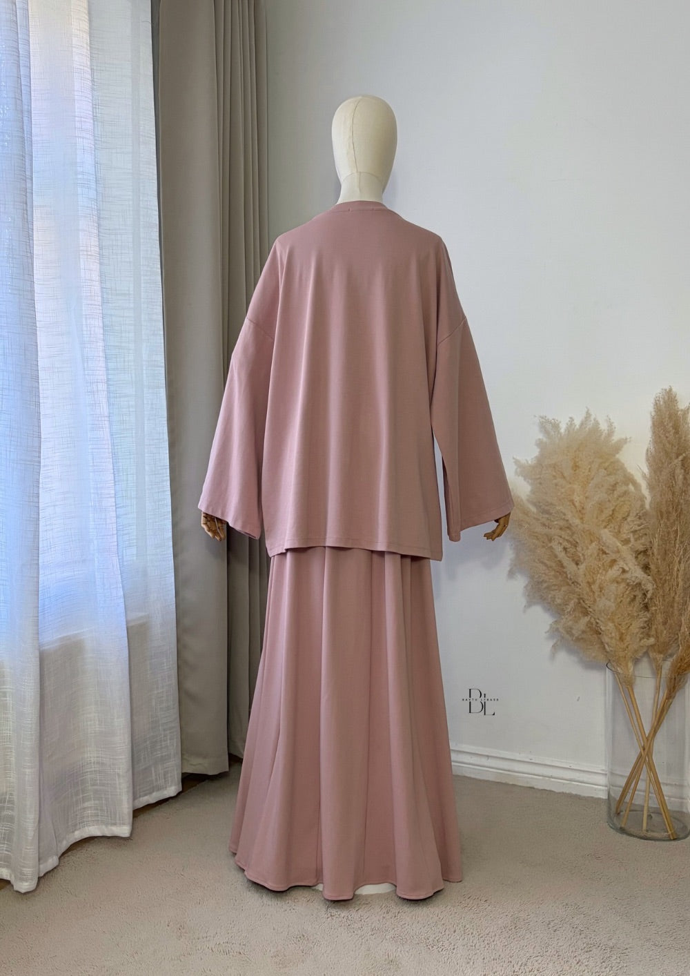 Premium Cotton Flared Maxi Skirt