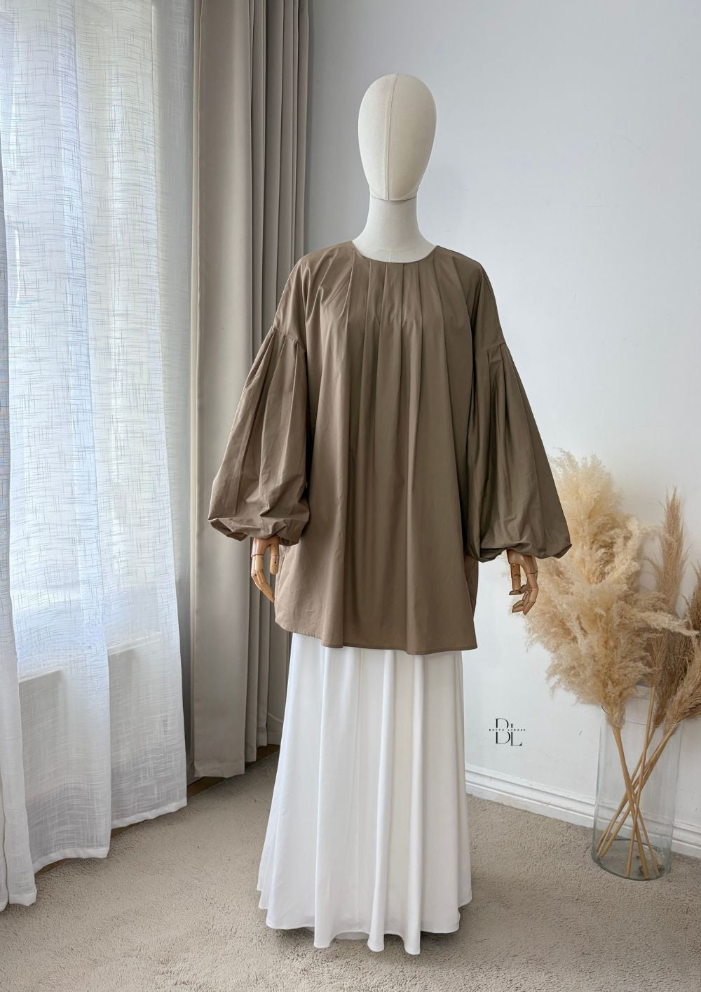 Oversized Poplin Cotton Tunic/Blouse