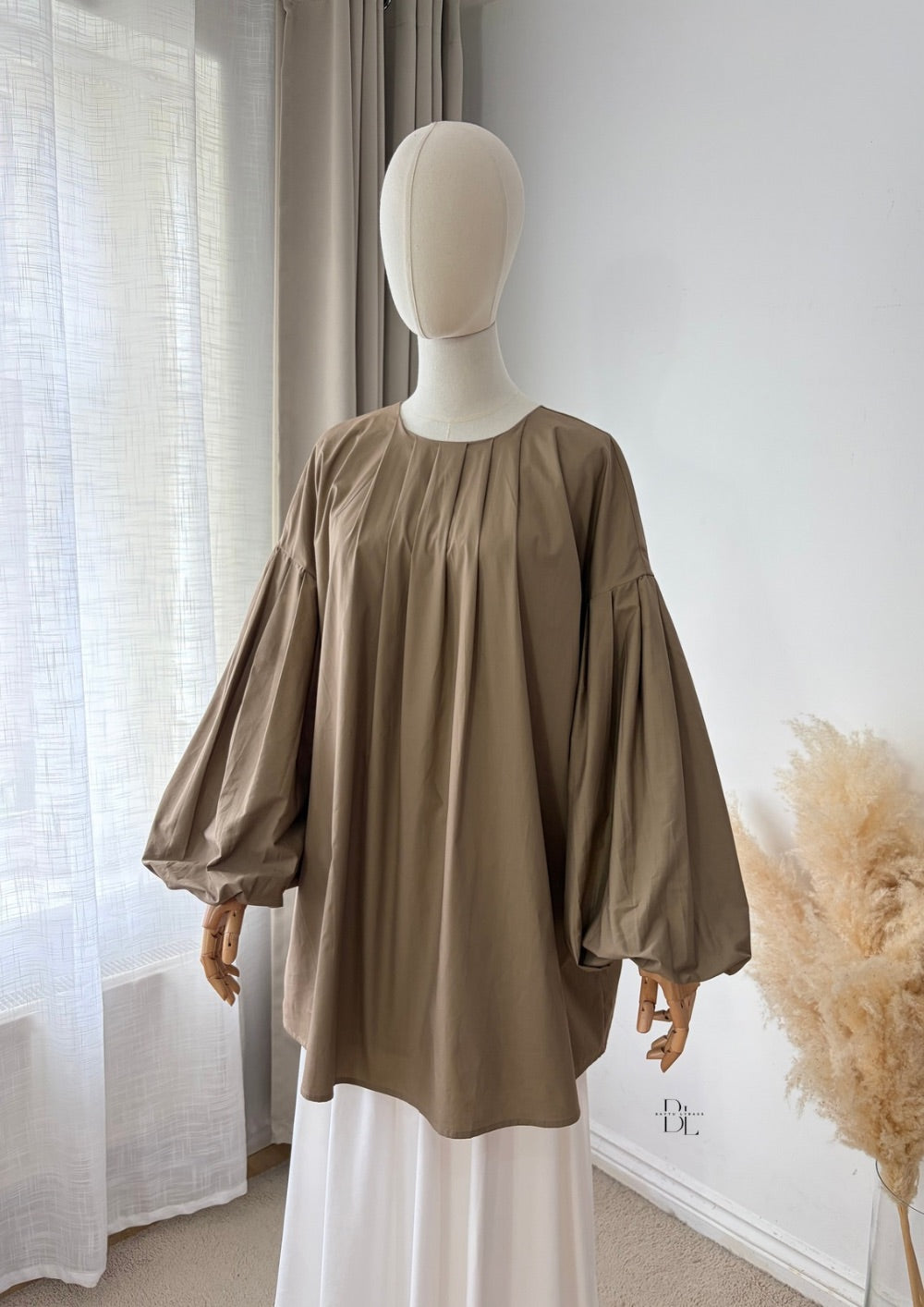 Oversized Poplin Cotton Tunic/Blouse