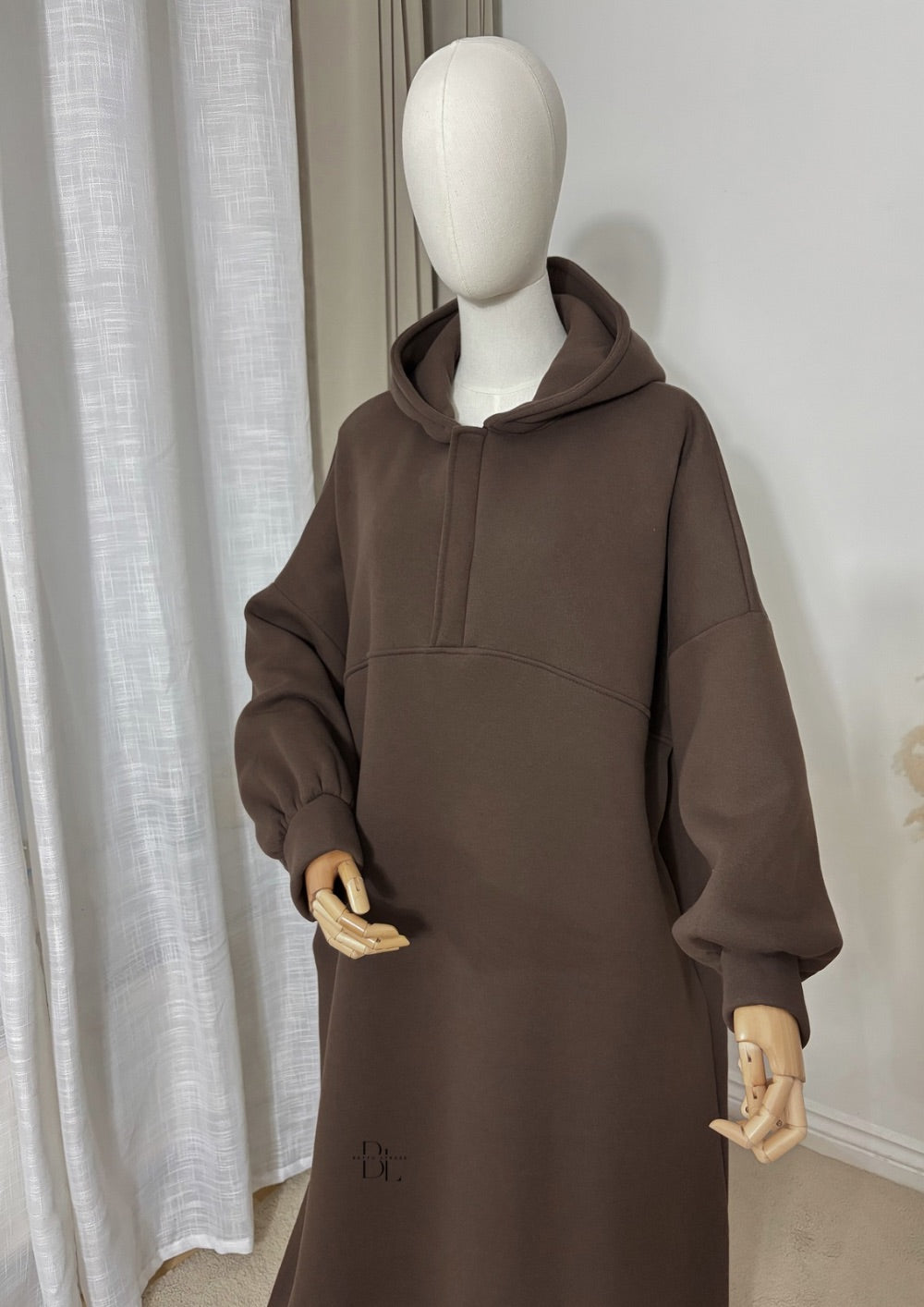 oversized-hooded-abaya-brown-baytu-lybass-1