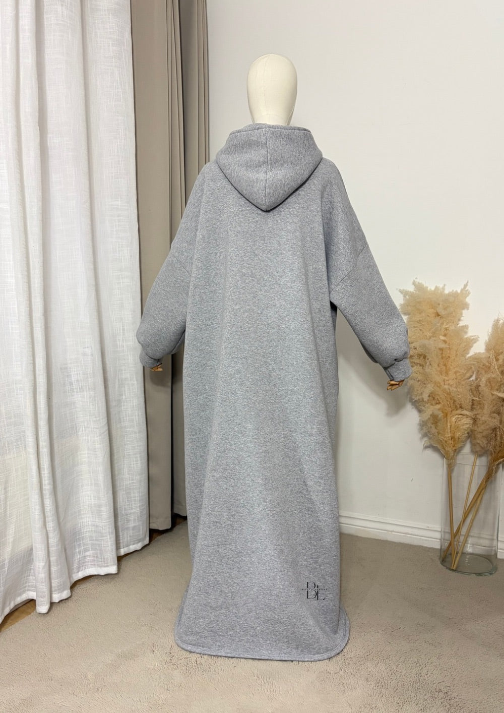oversized-hooded-abaya-grey-baytu-lybass-2