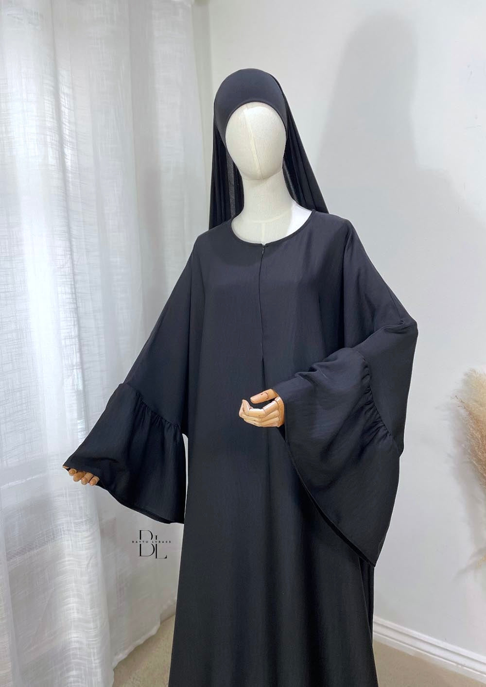 abaya-maissa-nidha-premium-noir-allaitement-baytu-lybass
