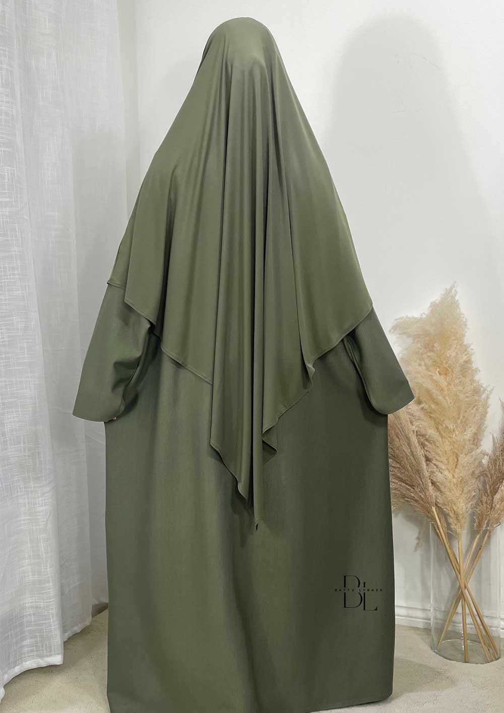 khimar-jersey-premium-vert-kaki-abaya-comfy-vert-kaki-style-sport-allaitement-baytu-lybass