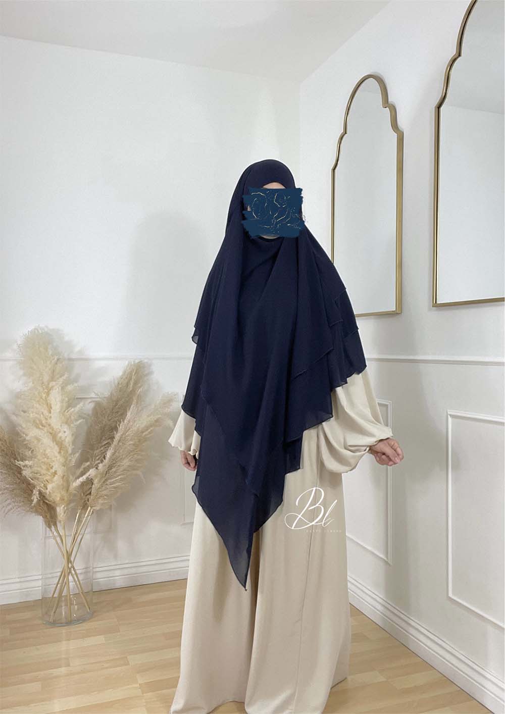 khimar-malikat-3-voiles-mousseline-bleu-marine