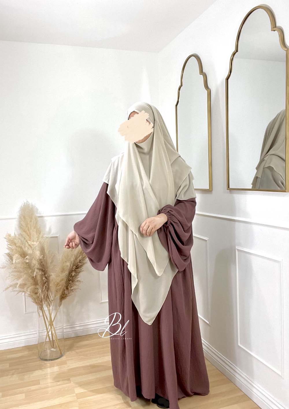 khimar-malikat-creme-3-voiles-mousseline-abaya-maryam-bois-de-rose-jazz-baytu-lybass-2