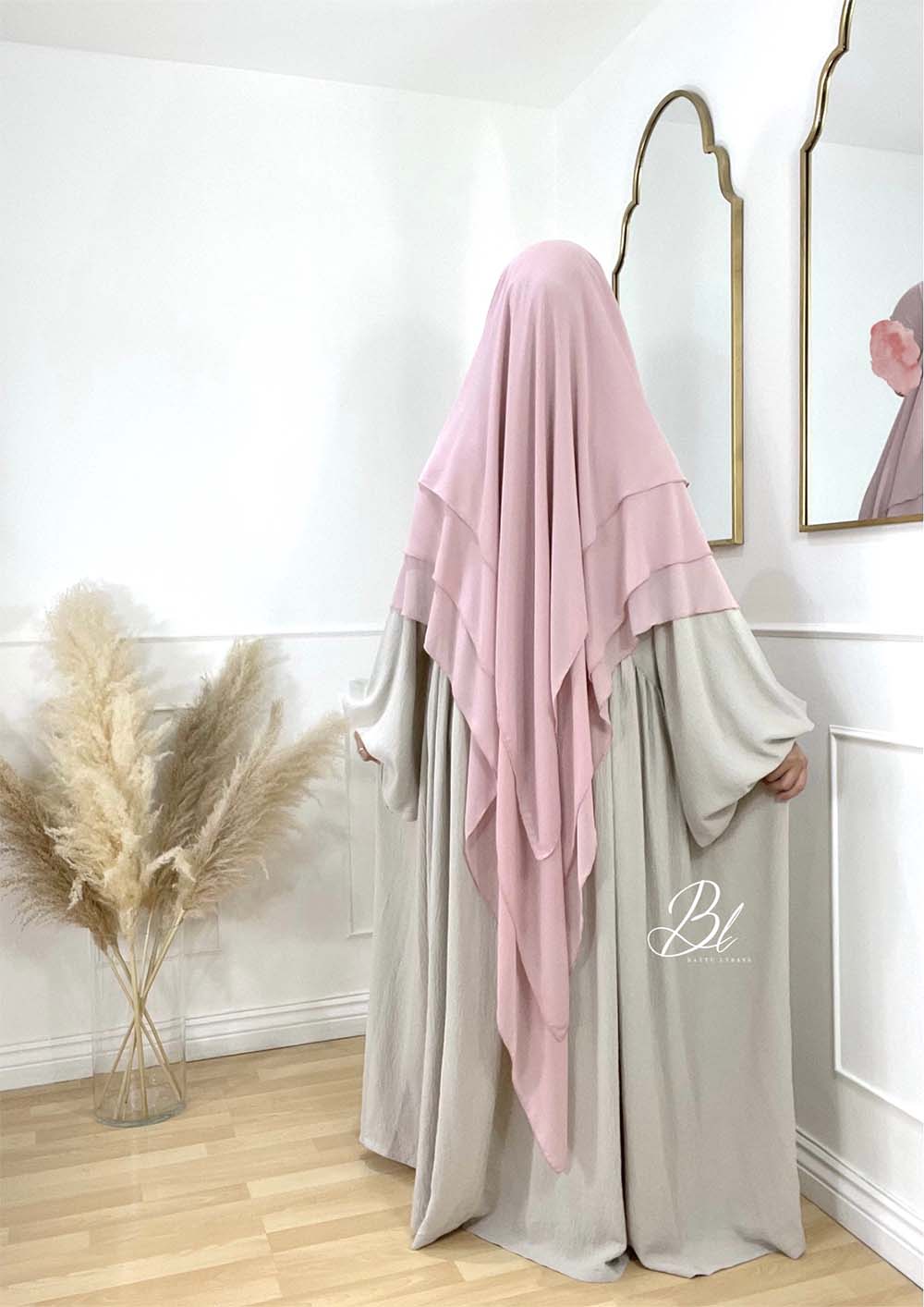 khimat-malikat-3-voiles-rose-pale-mousseline-abaya-maryam-jazz-rose-pale-baytu-lybass-3