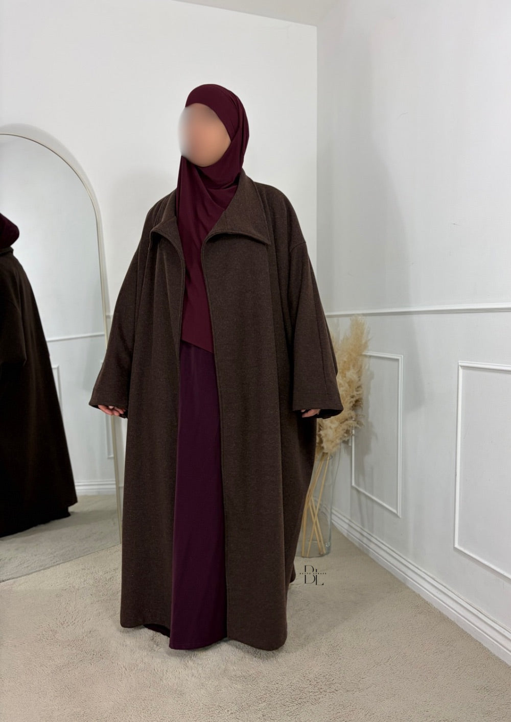 oversized-abaya-coat-brown-baytu-lybass