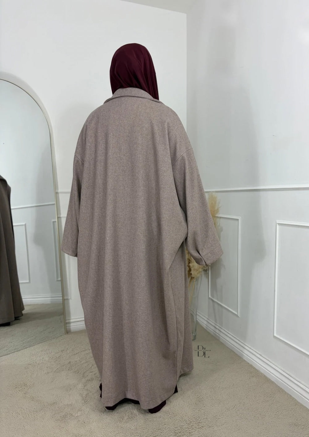 oversized-abaya-coat-taupe-baytu-lybass-2