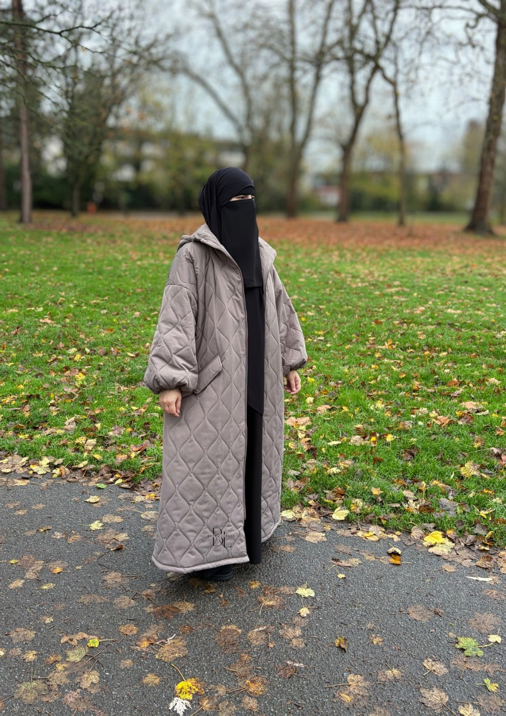 quilted-oversized winter-coat-baytu-lybass-taupe-2