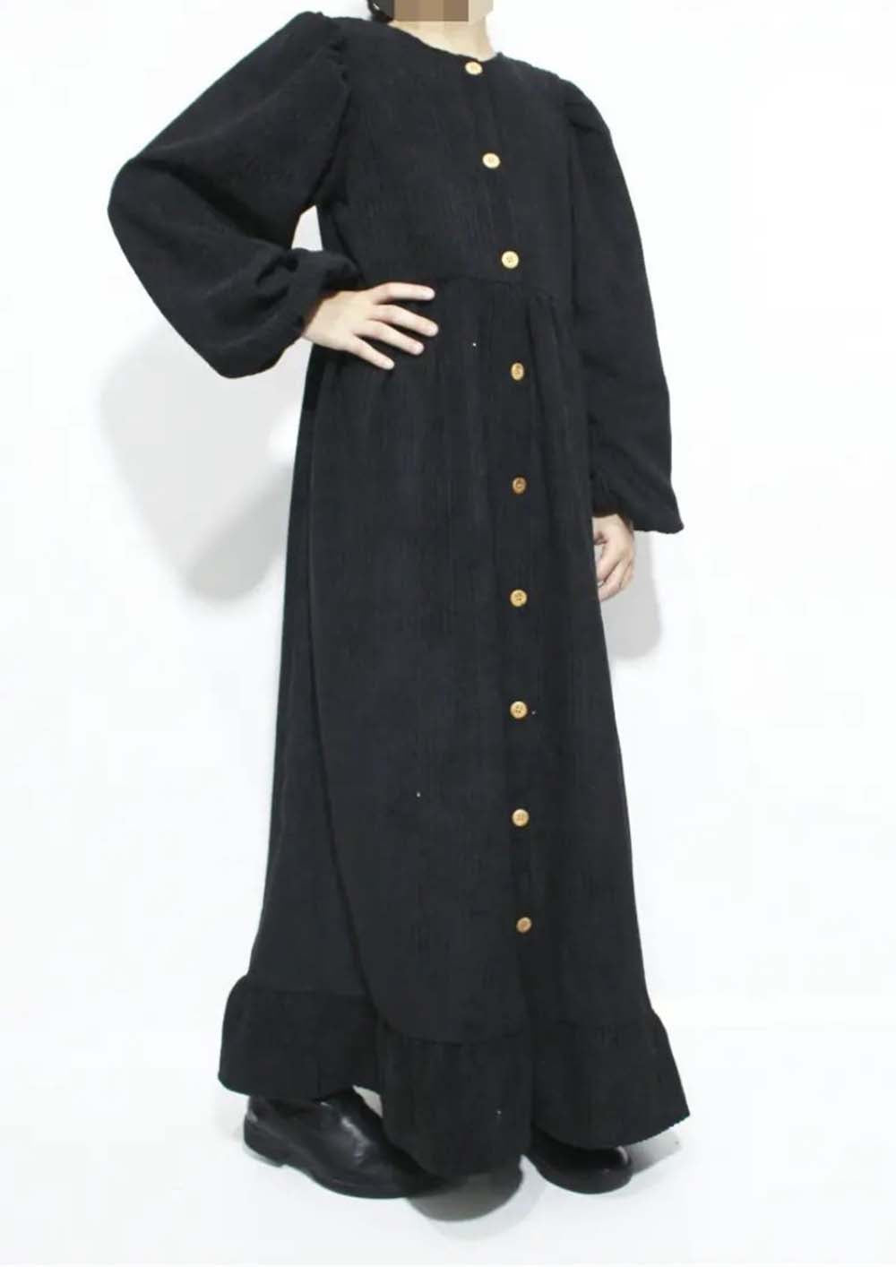 warda-dress-robe-fille-noir-velour-baytu-lybass-2