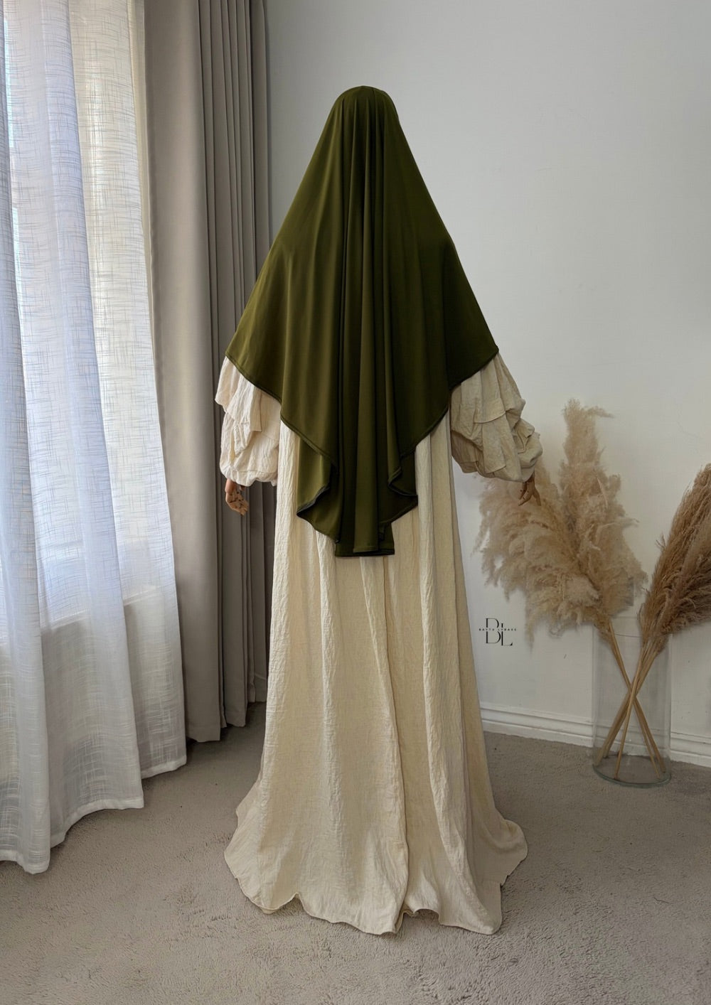 Premium Jersey Khimar Rounded