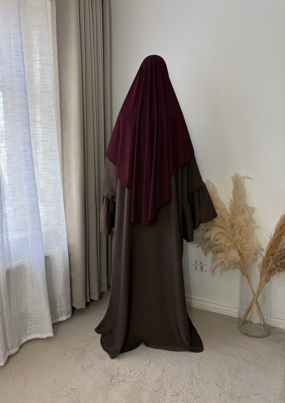 Premium Jersey Khimar Rounded