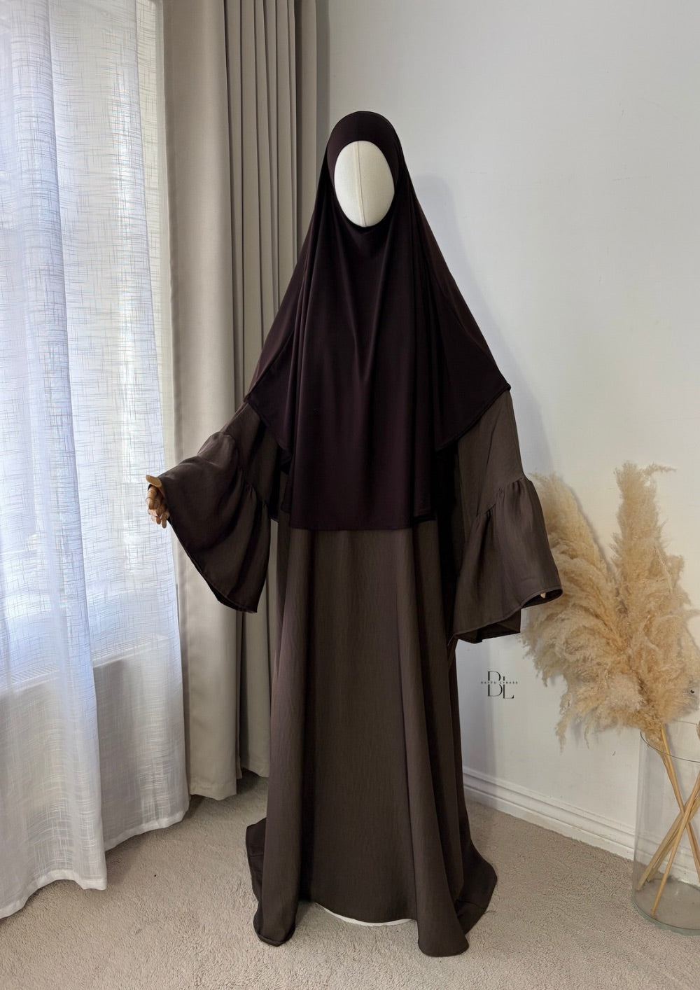 Premium Jersey Khimar Rounded