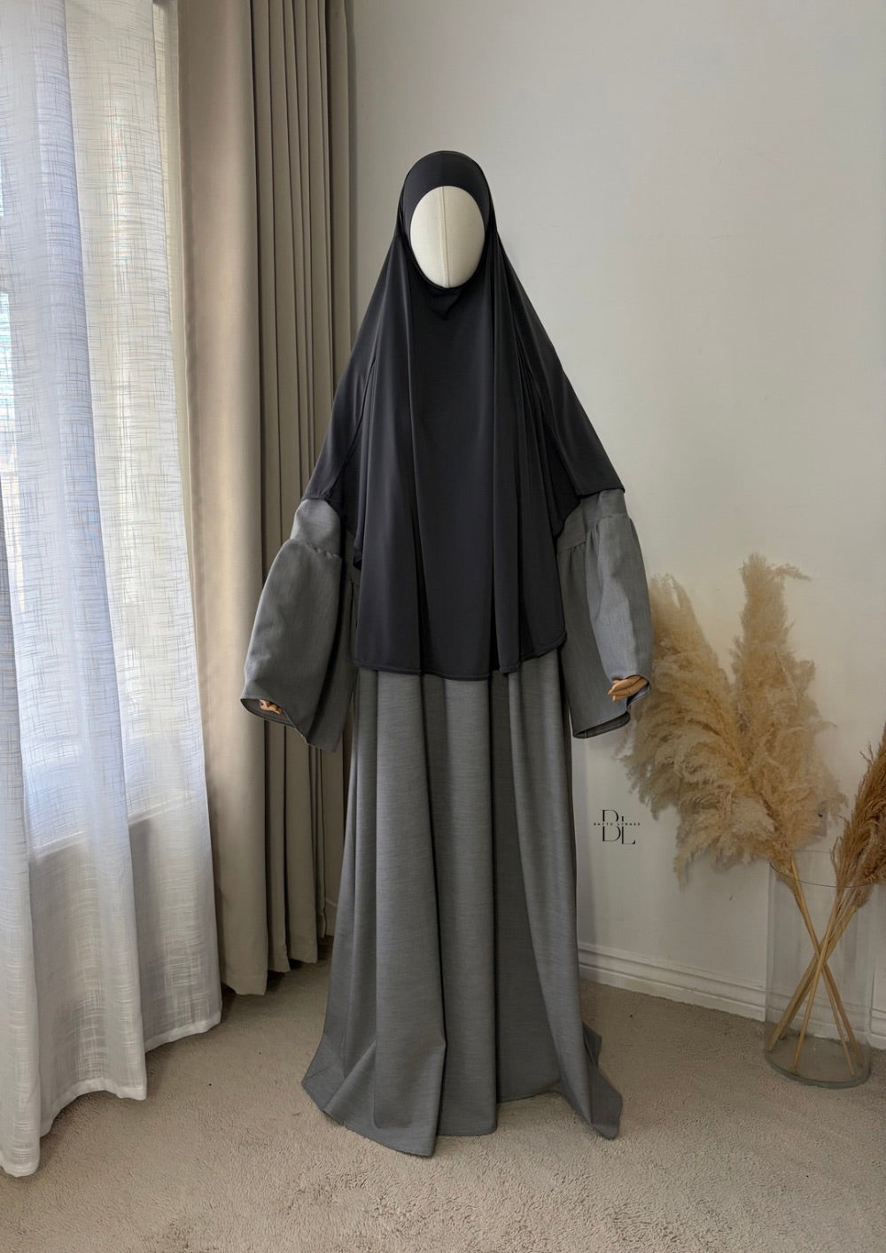 Premium Jersey Khimar Rounded