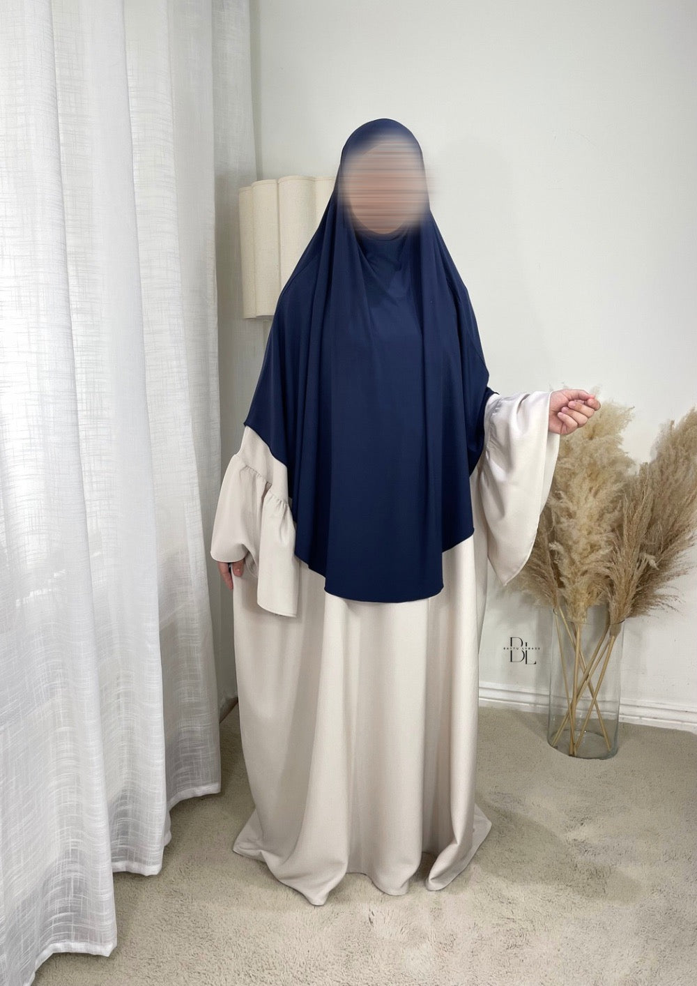 Premium Jersey Khimar Rounded