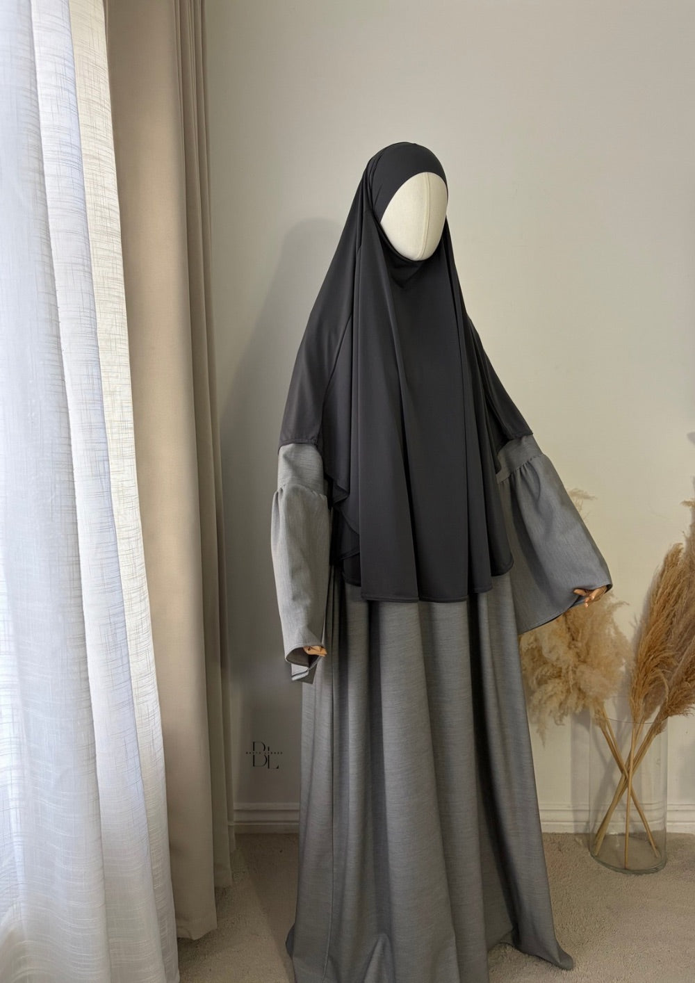 Premium Jersey Khimar Rounded