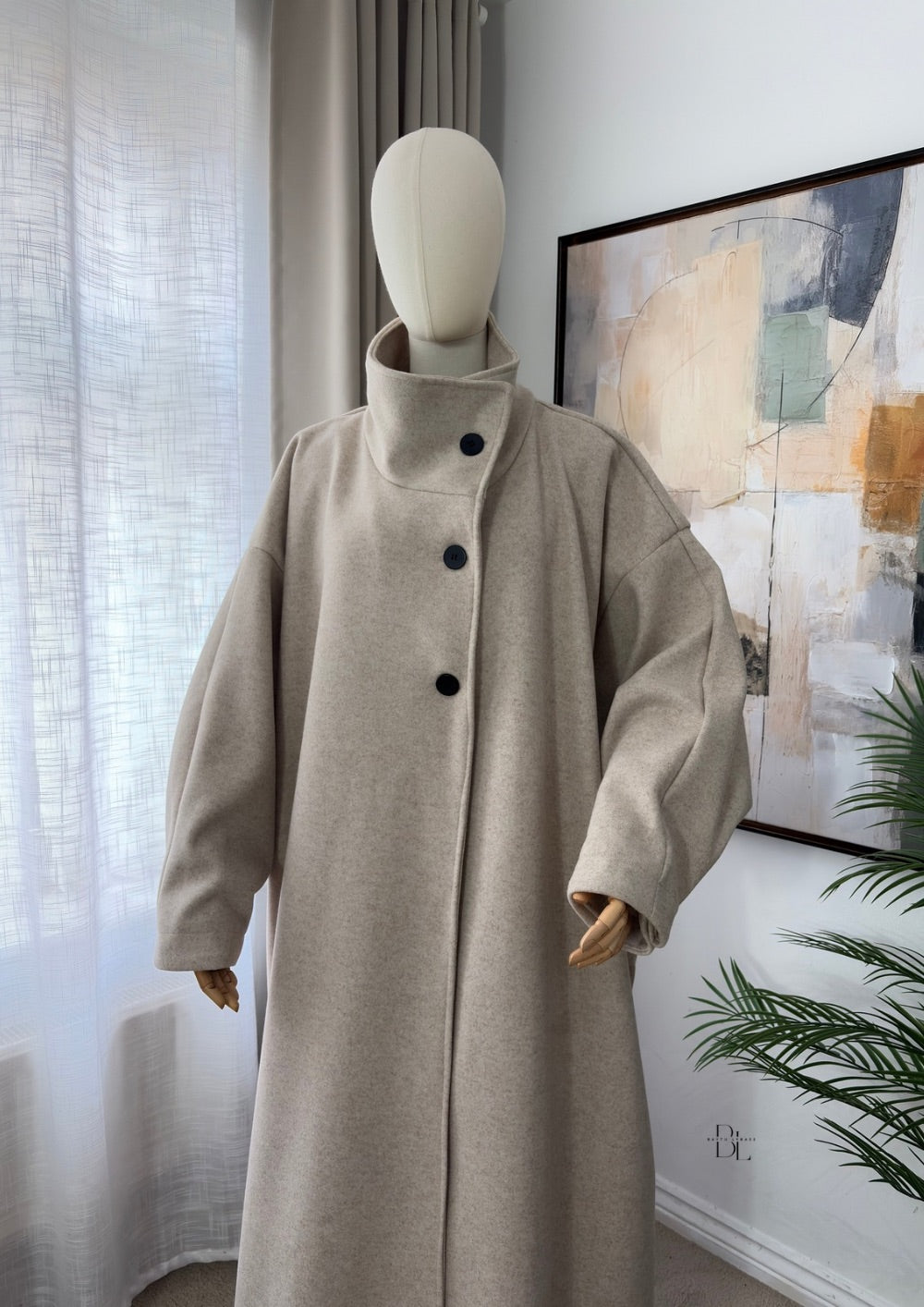 Premium Oversized Abaya Coat – Longline Modest Winter Coat