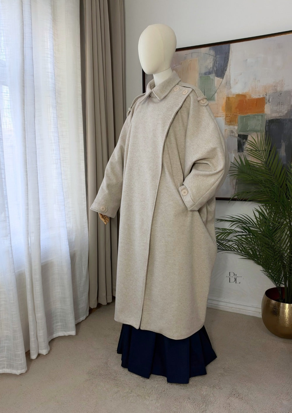 Premium Oversized Butterfly Trench Coat