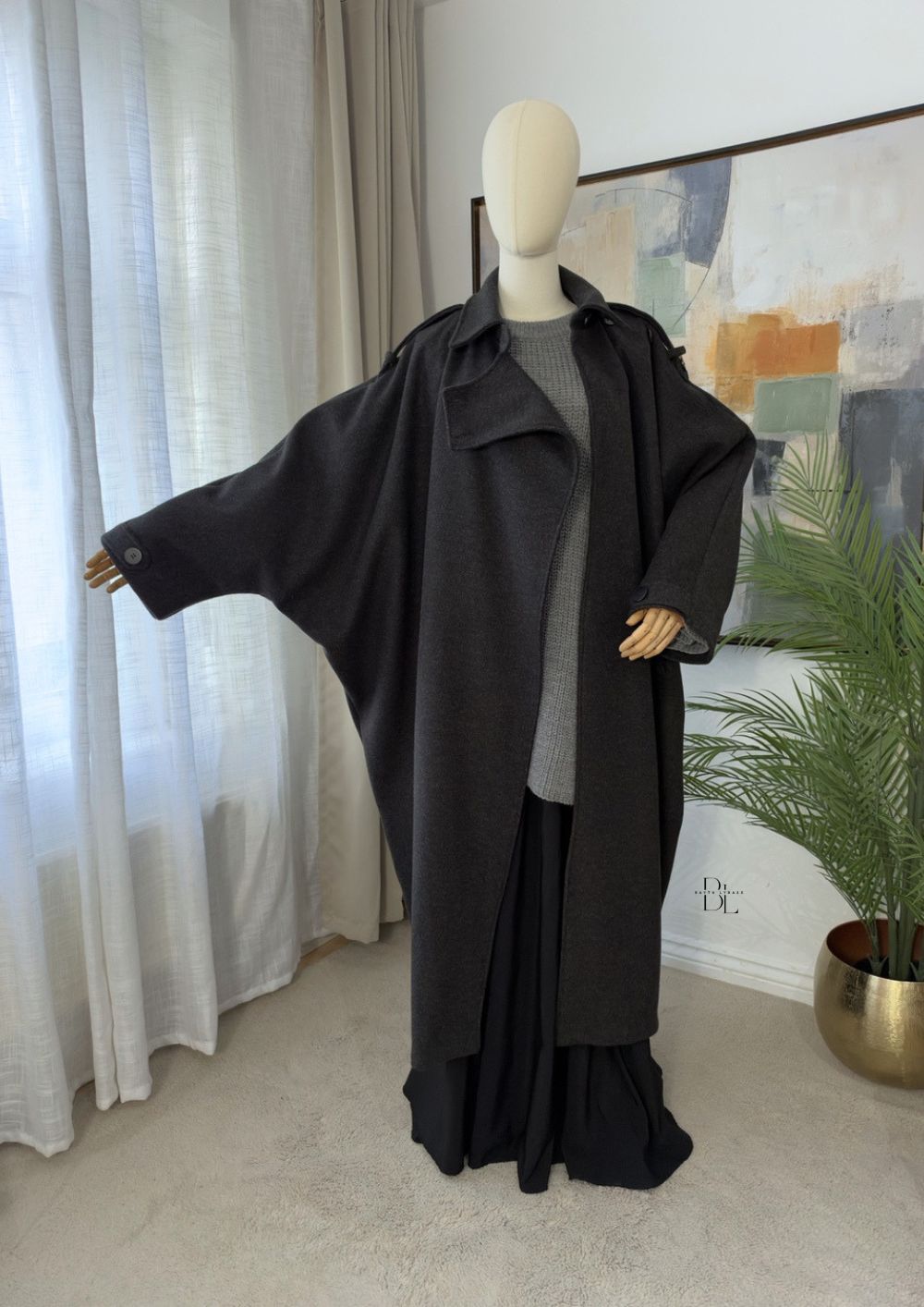 Premium Oversized Butterfly Trench Coat
