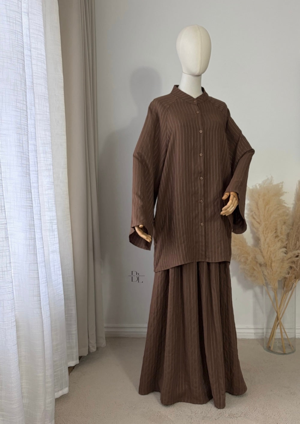 Striped Set - Tunic with Skirt
