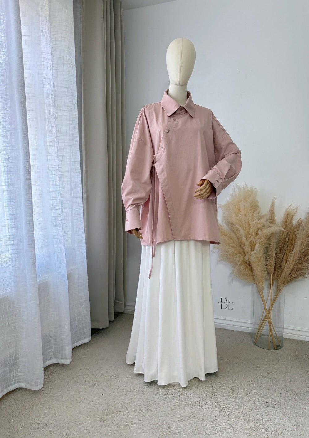 Premium Cotton Flared Maxi Skirt