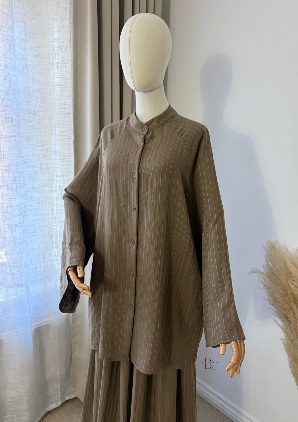 Striped Set - Tunic with Skirt