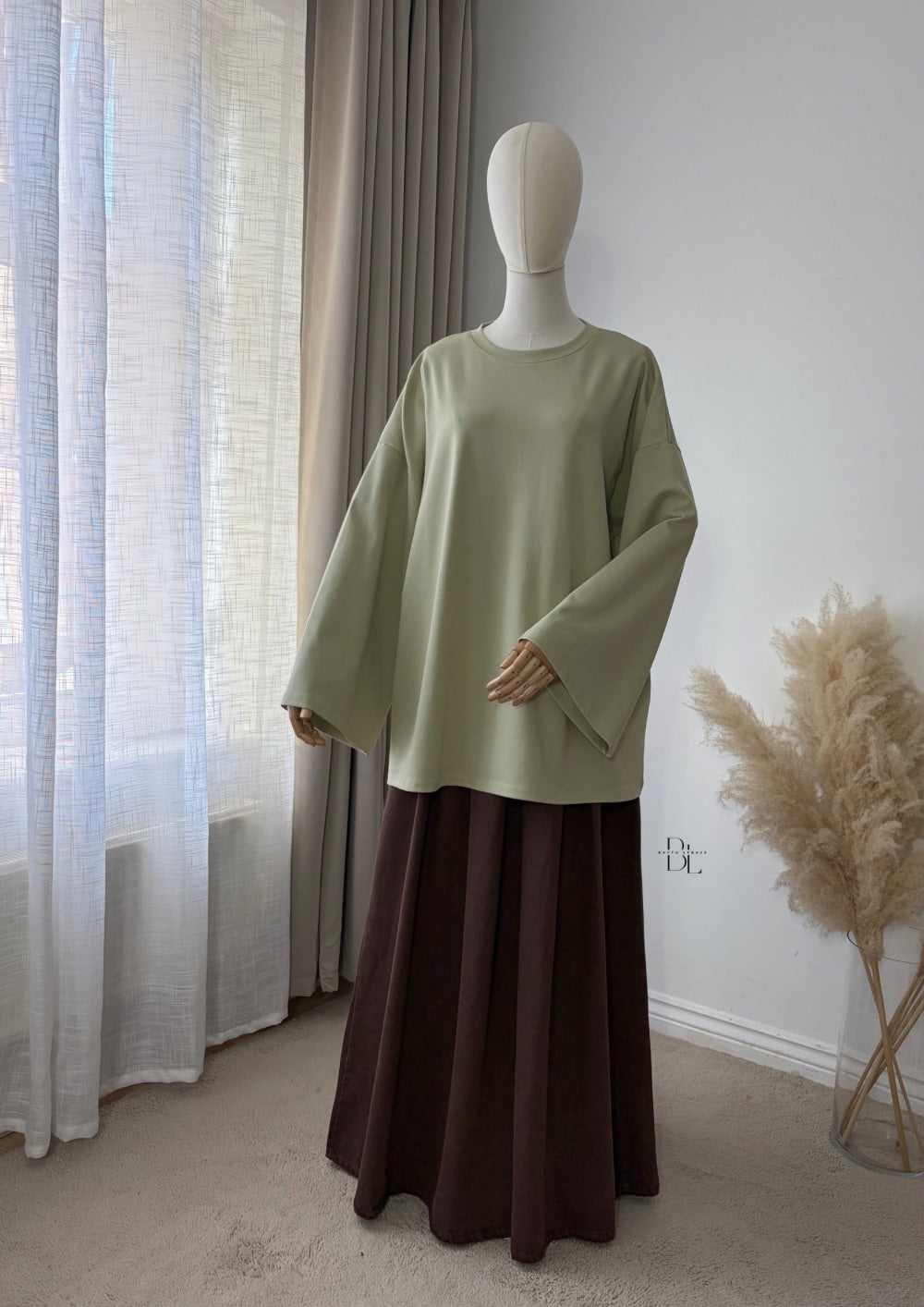 Lightweight Denim Skirt - 100% Cotton