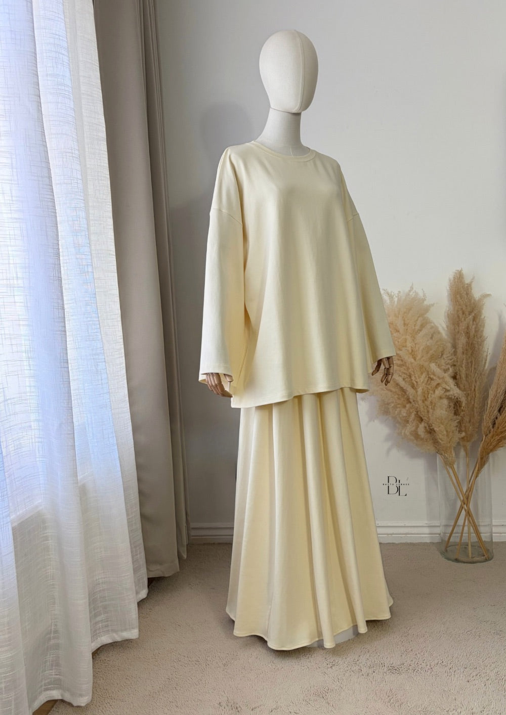 Premium Cotton Flared Skirt