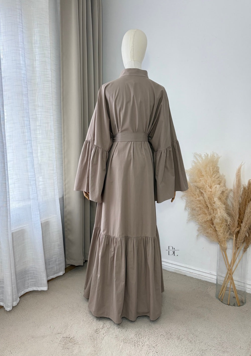Premium Cotton Buttoned Abaya