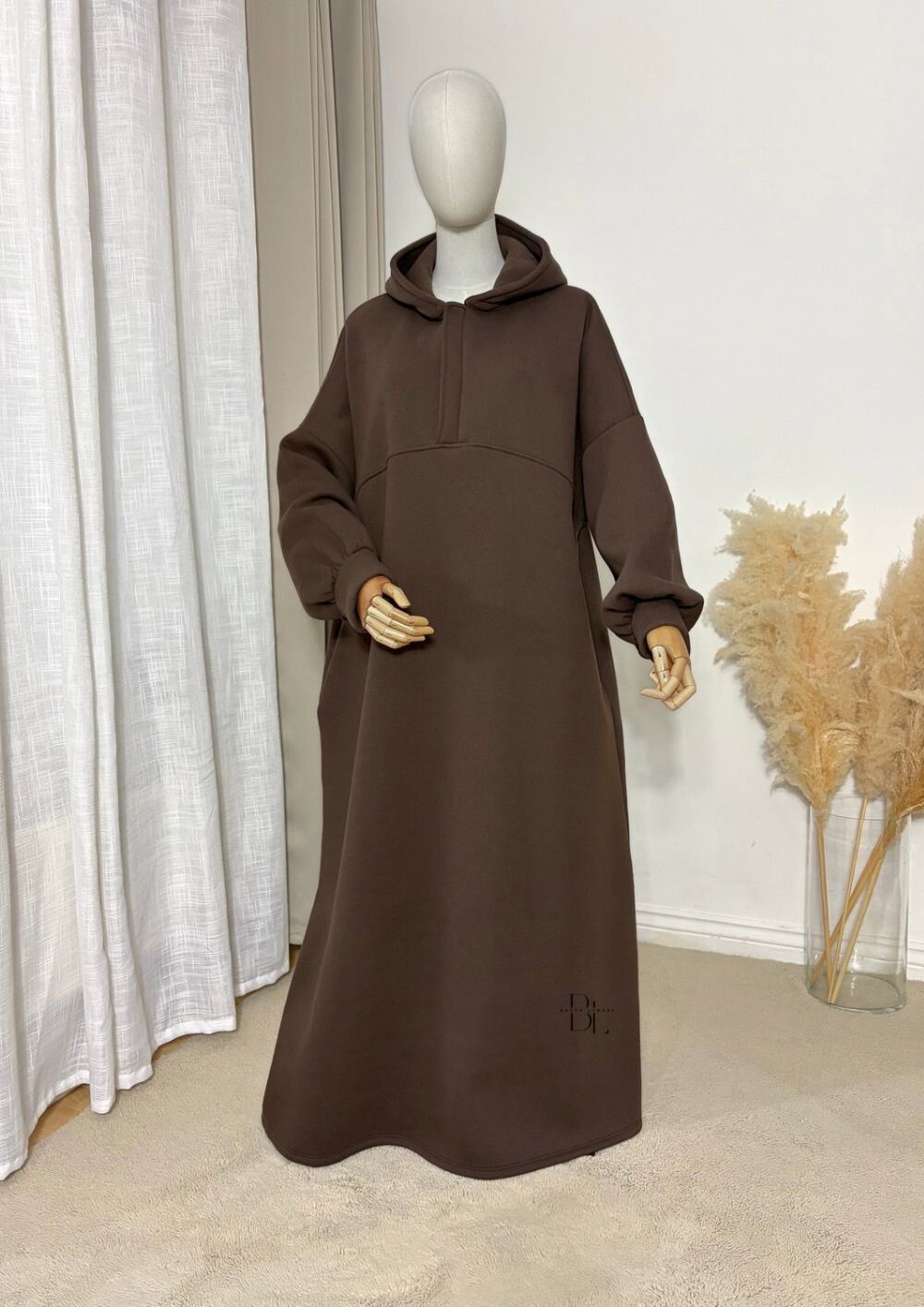oversized-hooded-abaya-brown-baytu-lybass