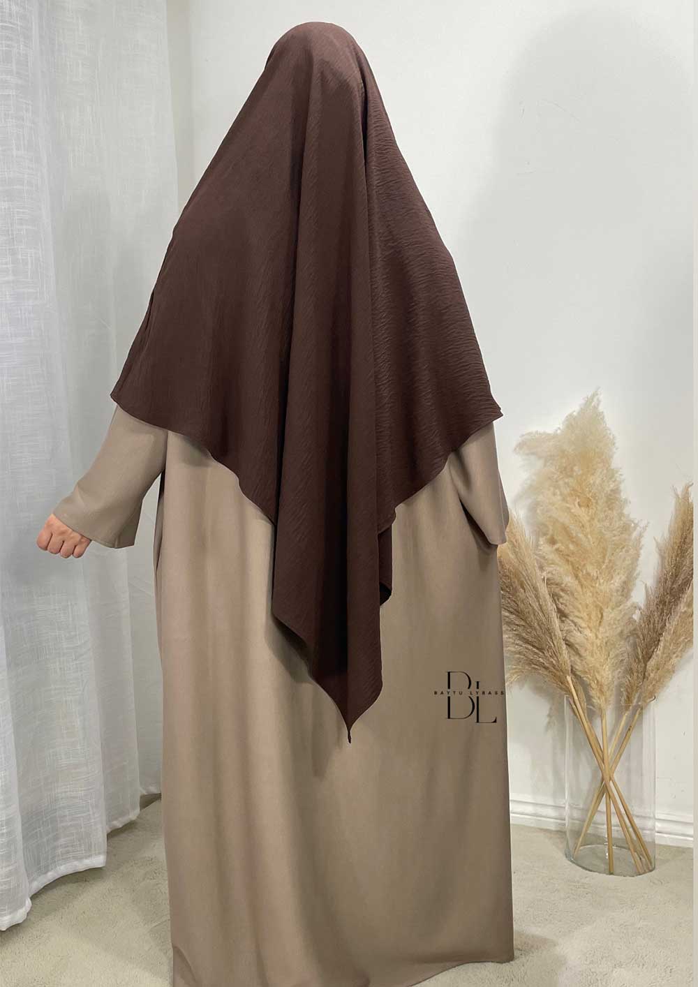 abaya-comfy-beige-sport-khimar-wafa-marron-fonce-jazz-baytu-lybass-5