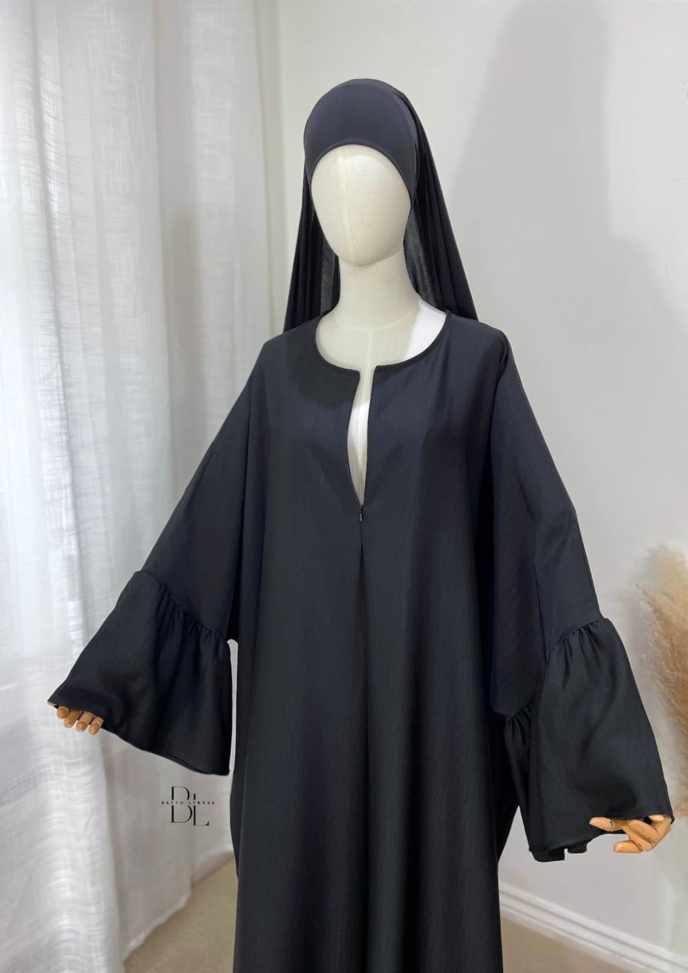 abaya-maissa-nidha-premium-noir-allaitement-detail-ouverture-col-baytu-lybass