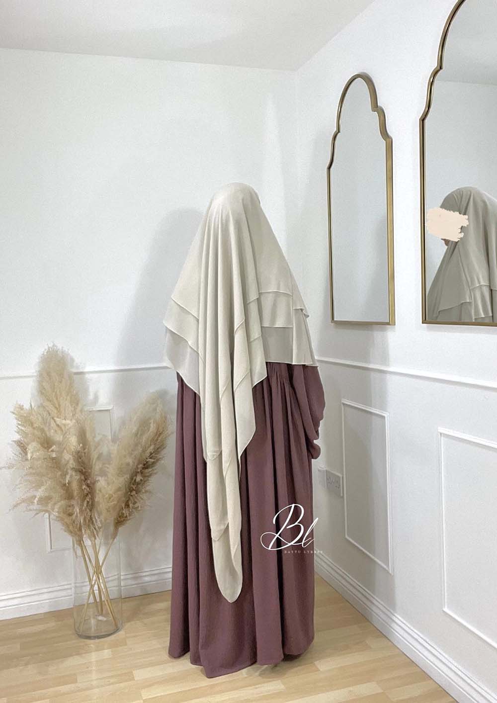 khimar-malikat-creme-3-voiles-mousseline-abaya-maryam-bois-de-rose-jazz-baytu-lybass-4