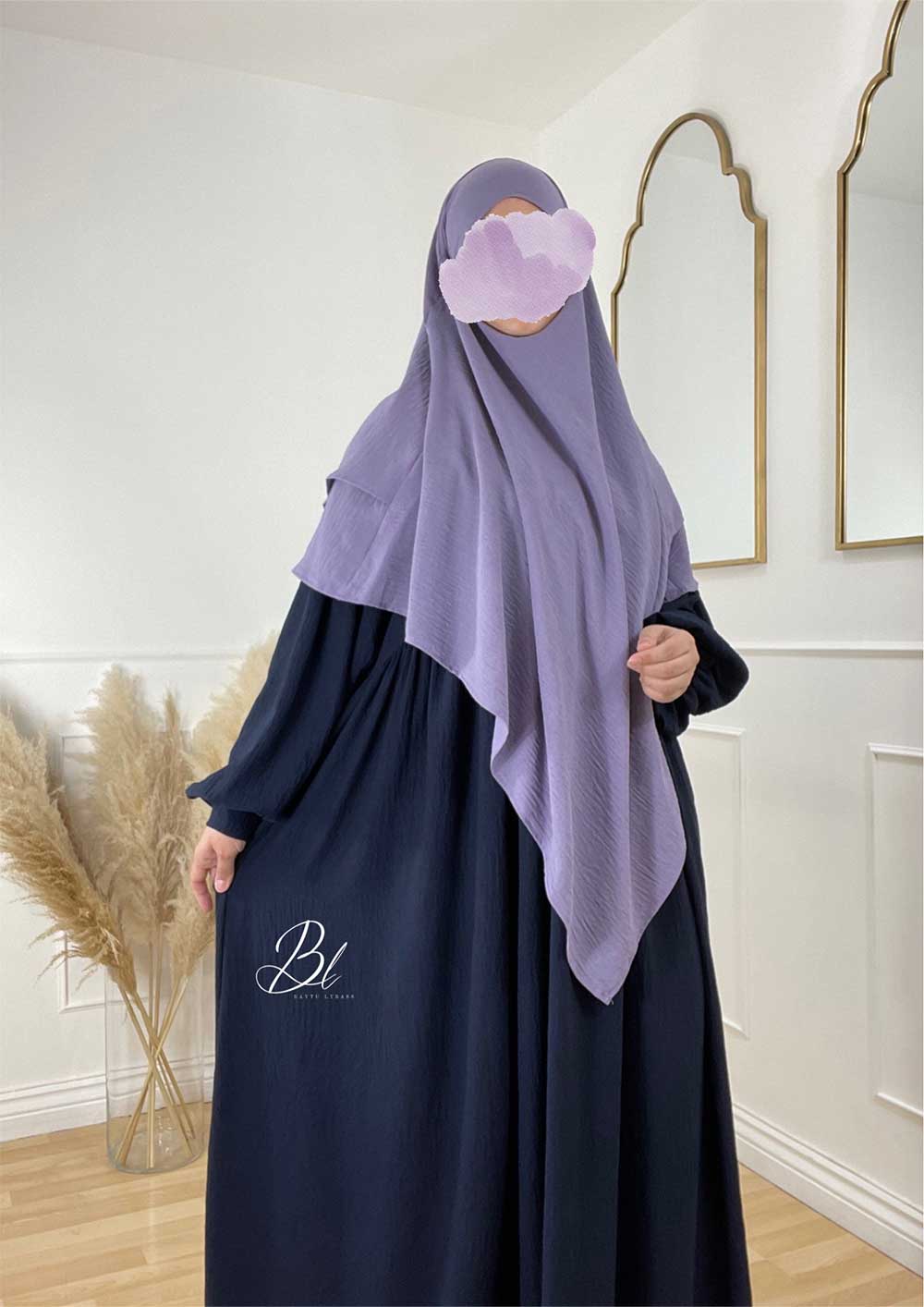 khimar-sayida-lila-fonce-2-voiles-jazz-abata-maya-bleu-marine-jazz-baytu-lybass