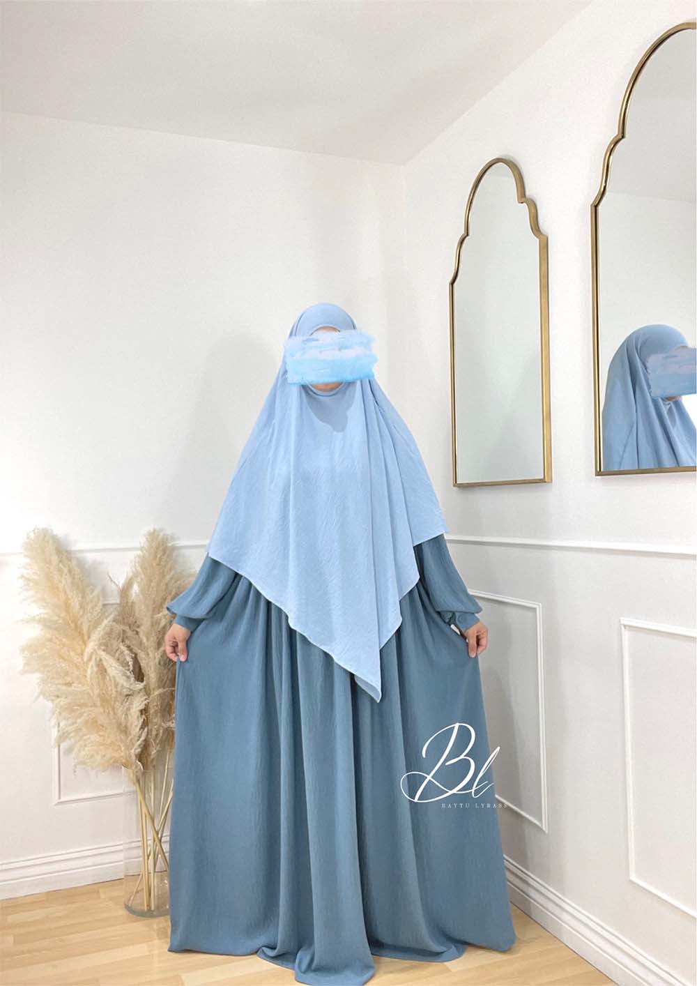 khimar-wafa-bleu-ciel-jazz-abaya-maya-bleu-jeans-allaitement-jazz-baytu-lybass