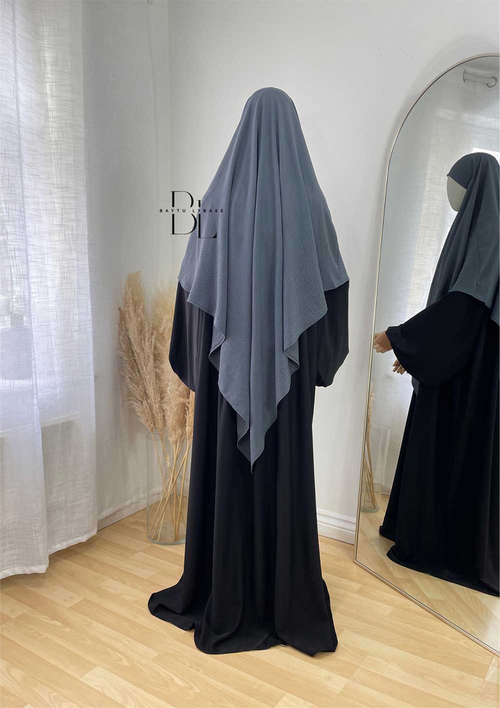 khimar-wafa-gris-fonce-jazz-abaya-mummy-dress-noir-allaitement-baytu-lybass-1