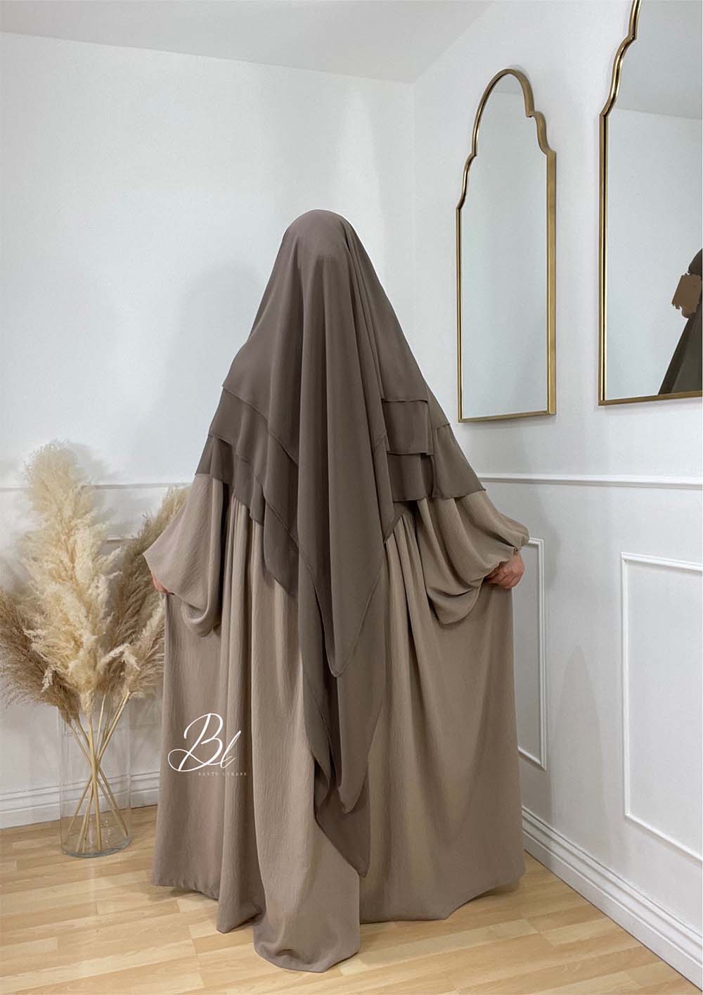 khimat-malikat-3-voiles-taupe-mousseline-abaya-maryam-jazz-taupe